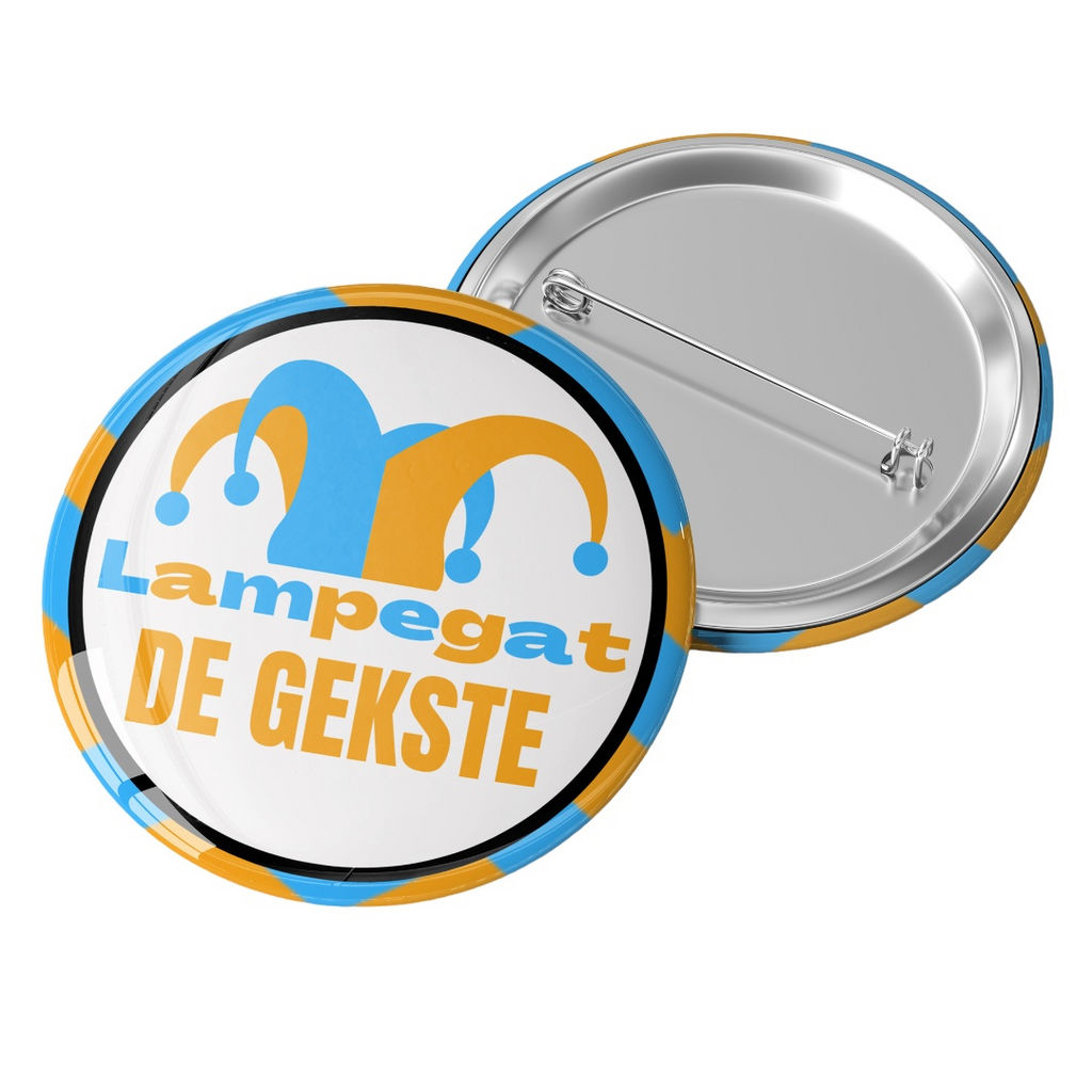 Carnaval button - LAMPEGAT DE GEKSTE