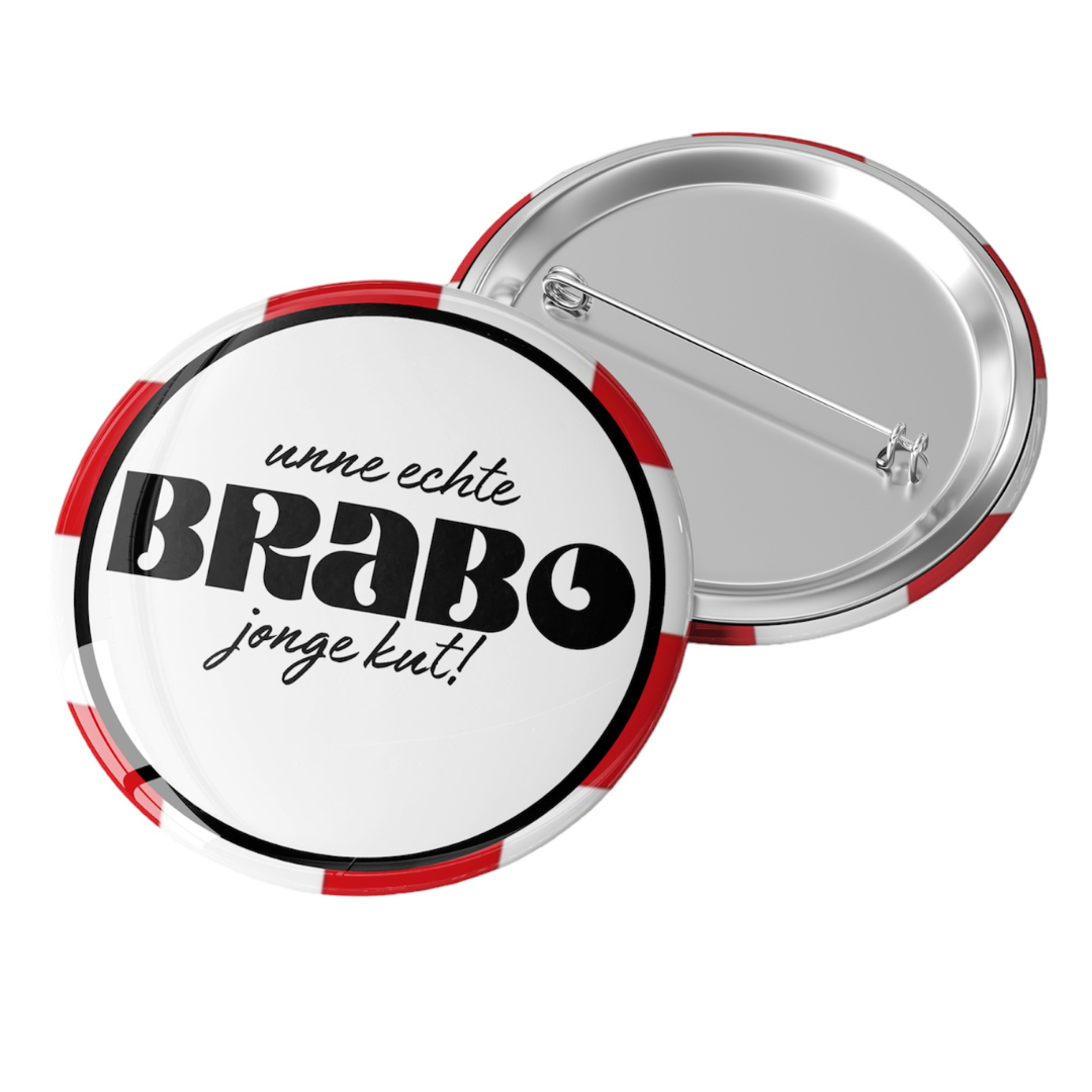 Carnaval button - UNNE ECHTE BRABO